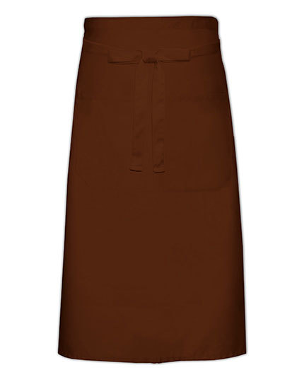 Fartuch kuchenny XXL z kieszenia X70140P - Brown