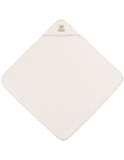 Recznik z kapturem dla dzieci XF601 - Ivory