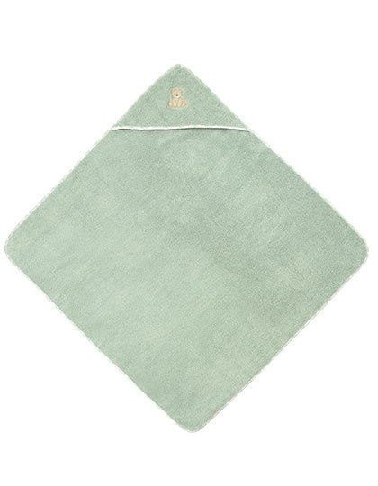 Recznik z kapturem dla dzieci XF601 - Soft Green