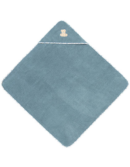 Recznik z kapturem dla dzieci XF601 - Dusty Blue