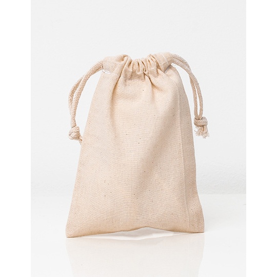Maly worek z bawelny XT007N - Natural