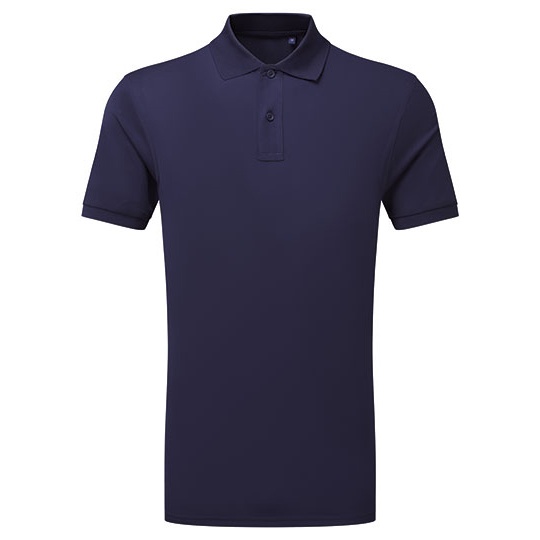 Koszulka Polo Męska Techniczna Odprowadzajaca Wilgoc AQ002 - Navy