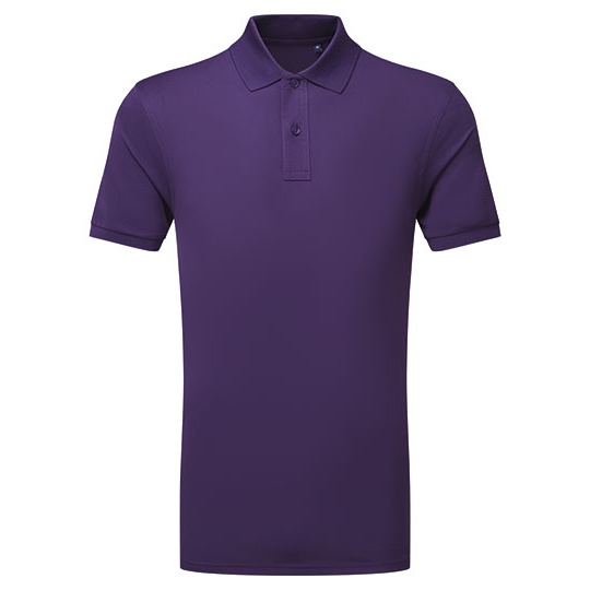 Koszulka Polo Męska Techniczna Odprowadzająca Wilgoć AQ002 - Purple