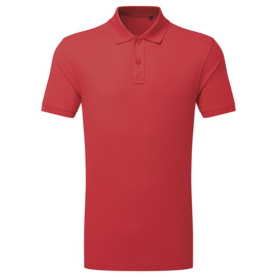 Koszulka Polo Meska Techniczna Odprowadzajaca Wilgoc AQ002 - Red