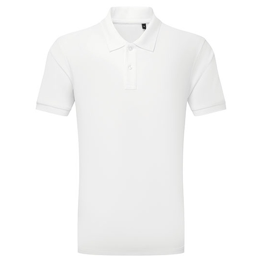 Koszulka Polo Męska Techniczna Odprowadzajaca Wilgoc AQ002 - White