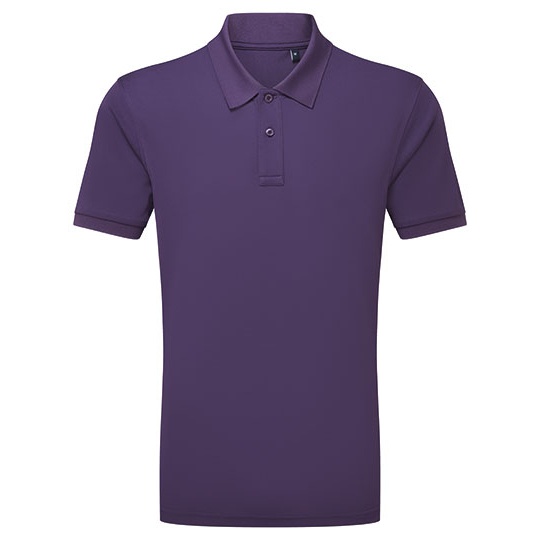 Koszulka Polo Meska Techniczna Odprowadzajaca Wilgoc AQ002 - Purple