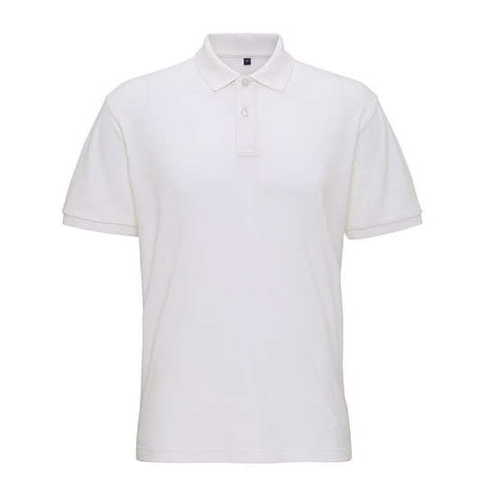 Koszulka Polo Meska Techniczna Odprowadzajaca Wilgoc AQ002 - White