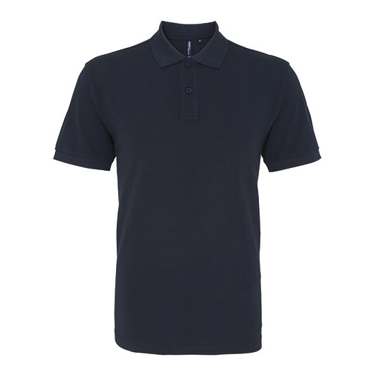 Polo Meskie Klasyczne Bawelniane Pika AQ010 - French Navy