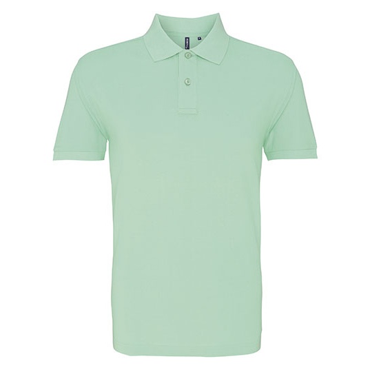Polo Meskie Klasyczne Bawelniane Pika AQ010 - Mint