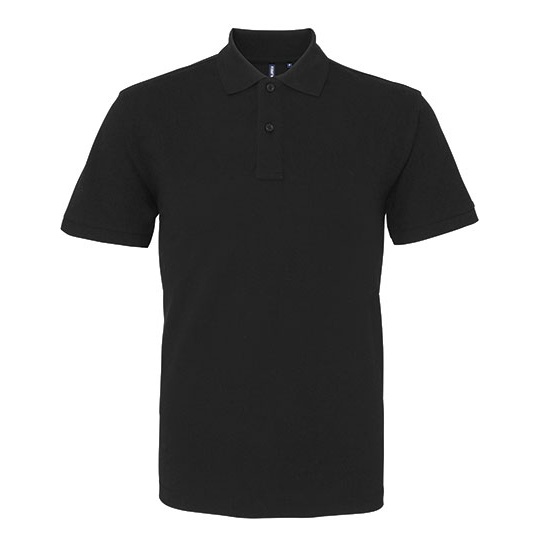 Koszulka Polo Męska Techniczna Odprowadzajaca Wilgoc AQ002 - Black