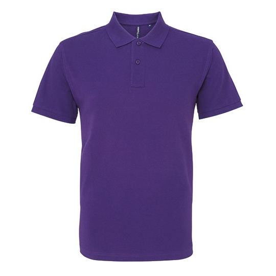 Polo Meskie Klasyczne Bawelniane Pika AQ010 - Purple