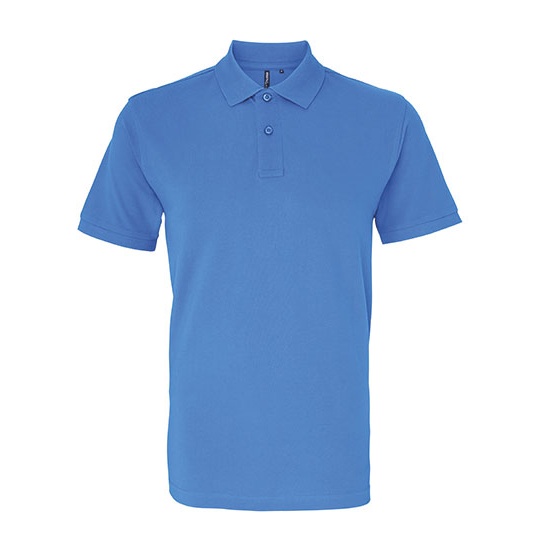 Polo Meskie Klasyczne Bawelniane Pika AQ010 - Sapphire