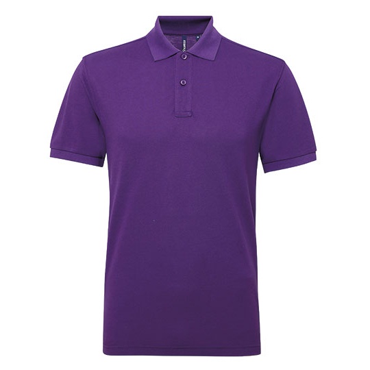 Polo Meskie Odprowadzajace Wilgoc AQ015 - Purple