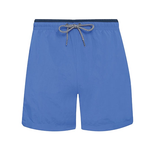 Szorty Kapielowe Meskie Poliamid AQ053 - Royal & Navy