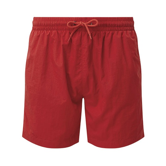Szorty Kapielowe Meskie Poliamid AQ053 - Red & Red