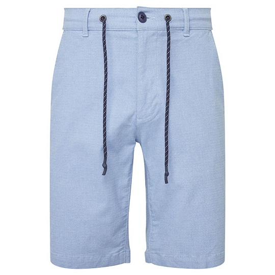 Szorty Męskie Chino Z Troczkiem AQ057 - Blue