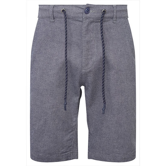 Szorty Męskie Chino Z Troczkiem AQ057 - Navy