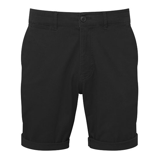 Szorty Chino Lekkie AQ058 - Black