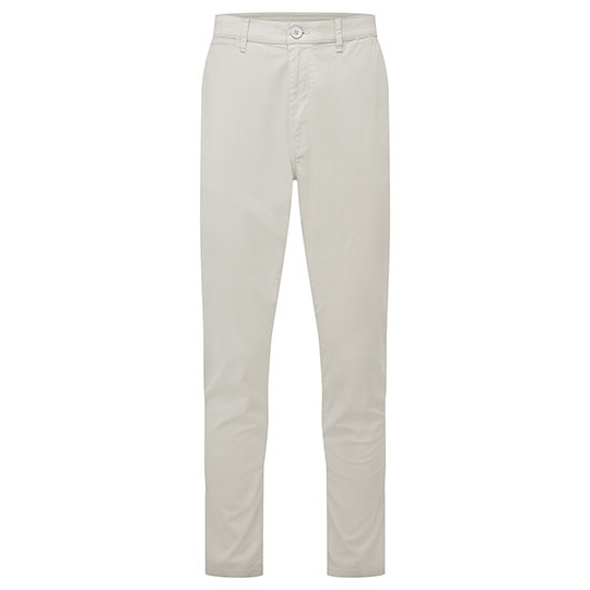 Męskie Lekkie Chinosy AQ059 - Stone