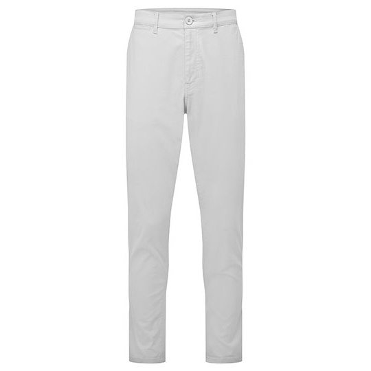 Męskie Lekkie Chinosy AQ059 - Pale Grey