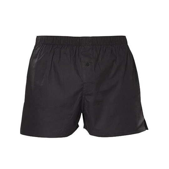 Bokserki Meskie Luzne Bawelniane AQ094 - Black
