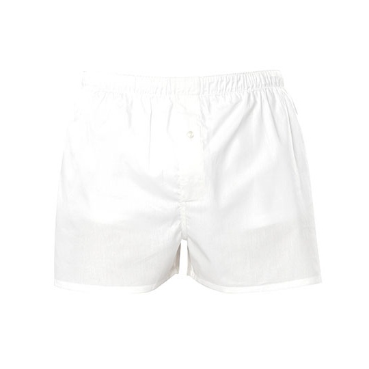 Bokserki Meskie Luzne Bawelniane AQ094 - White