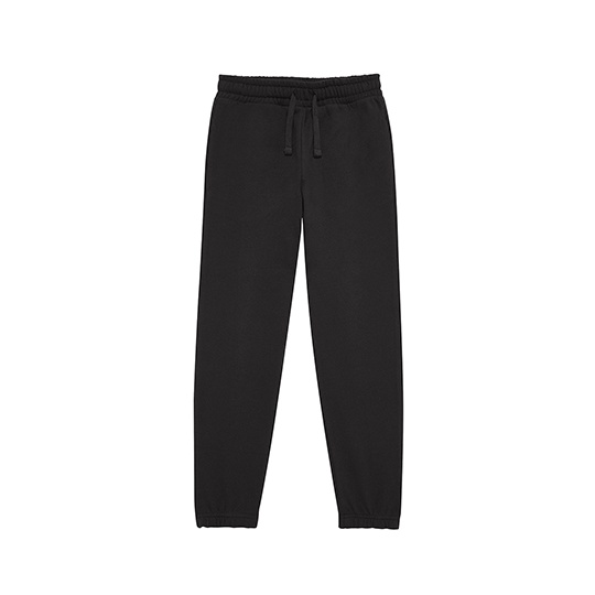 Spodnie Dresowe Dzieciece Bawelniane Czesane BCBK001 - Black