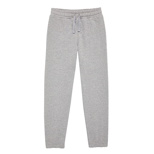 Spodnie Dresowe Dziecięce Bawełniane Czesane BCBK001 - Sport Grey (Heather)