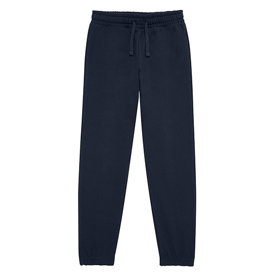 Spodnie Dresowe Dzieciece Bawelniane Czesane BCBK001 - Navy