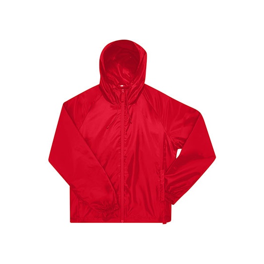 Wiatrowka Standardowa Wodoodporna Recykling BCJG003 - Red