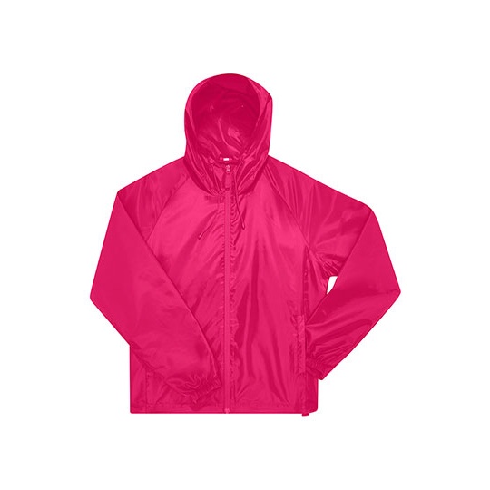 Wiatrowka Standardowa Wodoodporna Recykling BCJG003 - Magenta Pink