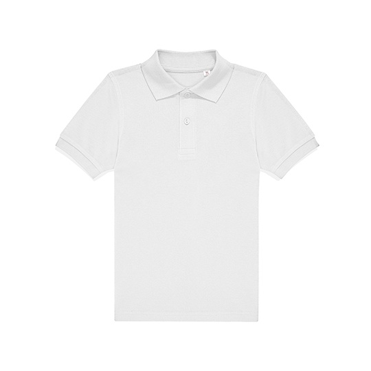 Koszulka Polo Dziecieca Bawelniana Pika BCPK001 - White