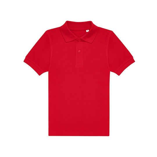 Koszulka Polo Dziecieca Bawelniana Pika BCPK001 - Red