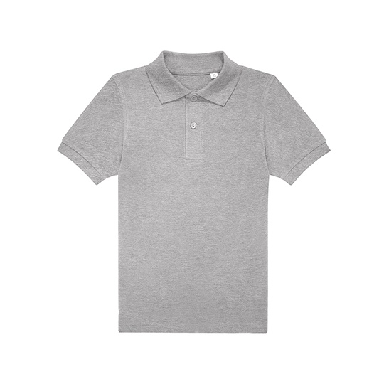 Koszulka Polo Dziecieca Bawelniana Pika BCPK001 - Sport Grey (Heather)