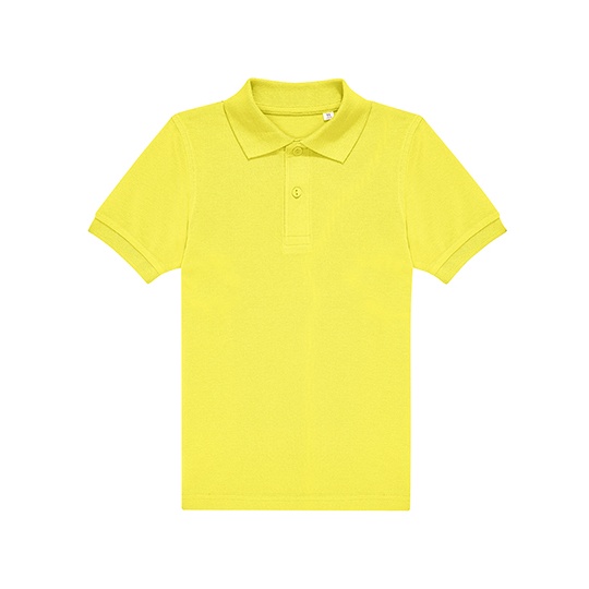 Koszulka Polo Dziecieca Bawelniana Pika BCPK001 - Solar Yellow