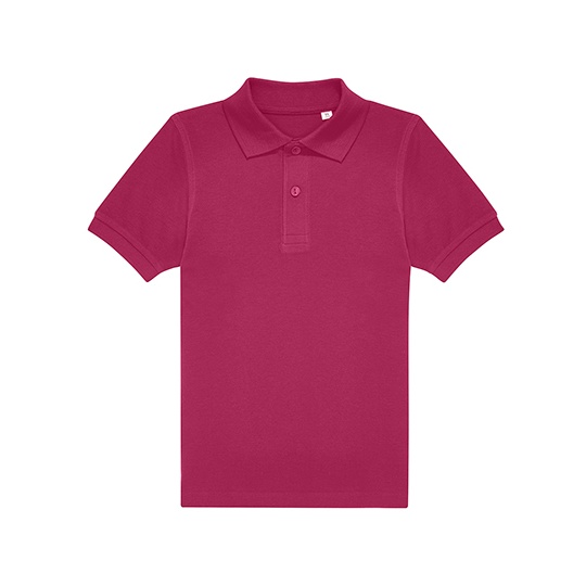 Dziecięca koszulka polo BCPK001 - Meta Fuchsia