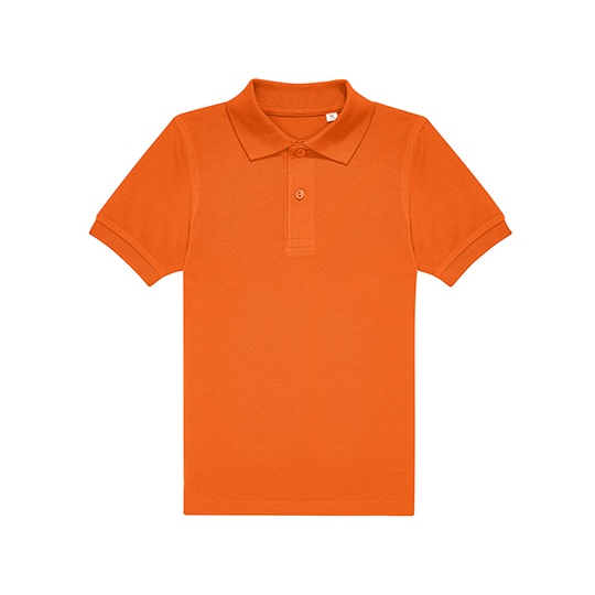 Koszulka Polo Dziecieca Bawelniana Pika BCPK001 - Pure Orange