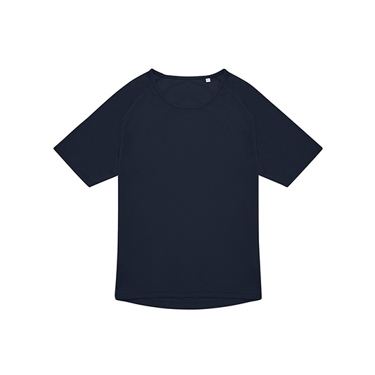 Koszulka Sportowa Raglanowa Poliester Recykling BCTG003 - Navy