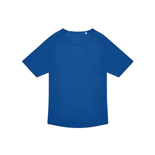 Koszulka Sportowa Raglanowa Poliester Recykling BCTG003 - Royal Blue