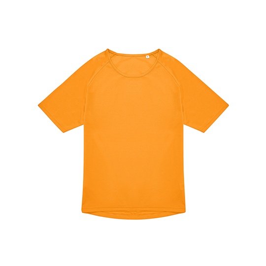 Koszulka Sportowa Raglanowa Poliester Recykling BCTG003 - Meta Orange