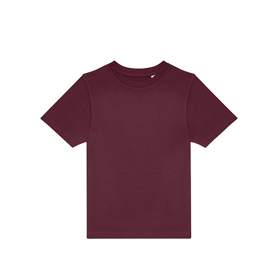 Koszulka Dziecieca Klasyczna Bawelniana BCTK001 - Burgundy
