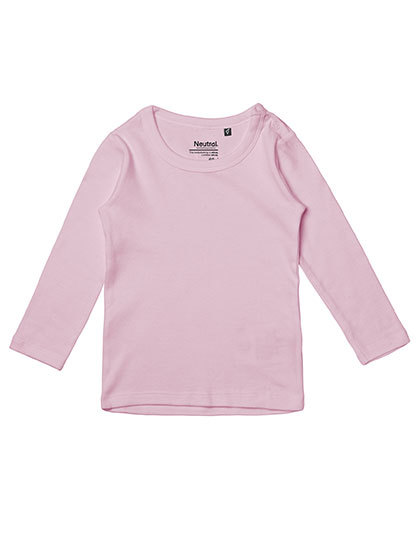 Koszulka Niemowleca z Dlugim Rekawem NE11001 - Light Pink