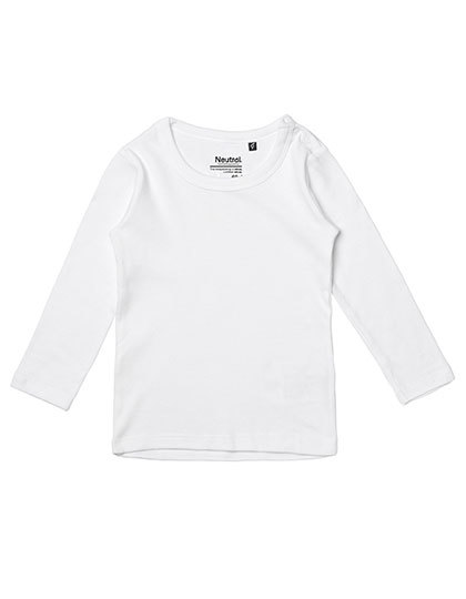 Koszulka Niemowleca z Długim Rękawem NE11001 - White