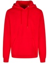 Bluza z Kapturem Prosty Klasyczny Bawełna Organiczna 350 g m² NM010 - City Red