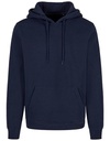Bluza z Kapturem Prosty Klasyczny Bawełna Organiczna 350 g m² NM010 - Navy