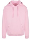 Bluza z Kapturem Prosty Klasyczny Bawełna Organiczna 350 g m² NM010 - Soft Pink