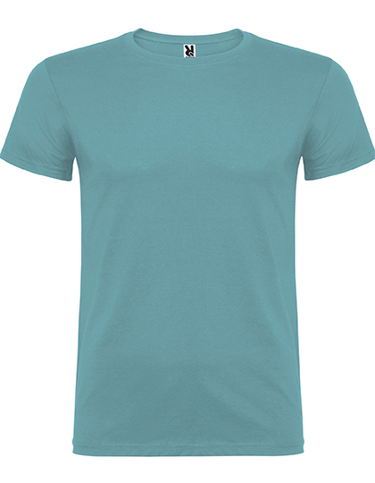 Koszulka Meska Krotki Rekaw Bawelniana RY6554 - Dusty Blue 267