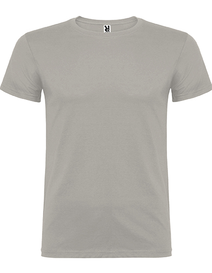 Koszulka Męska Krótki Rękaw Bawełniana RY6554 - Stone Grey 108
