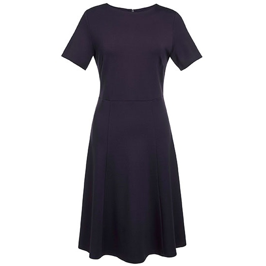 Sukienka rozkloszowana slim BR2380 - Navy