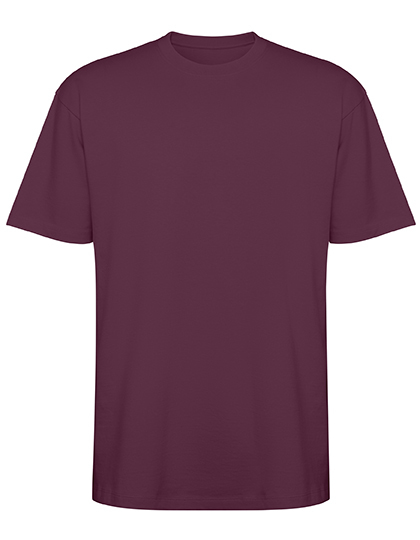 T-shirt Unisex Oversize Bawelniany RY6560 - Plum Red 643